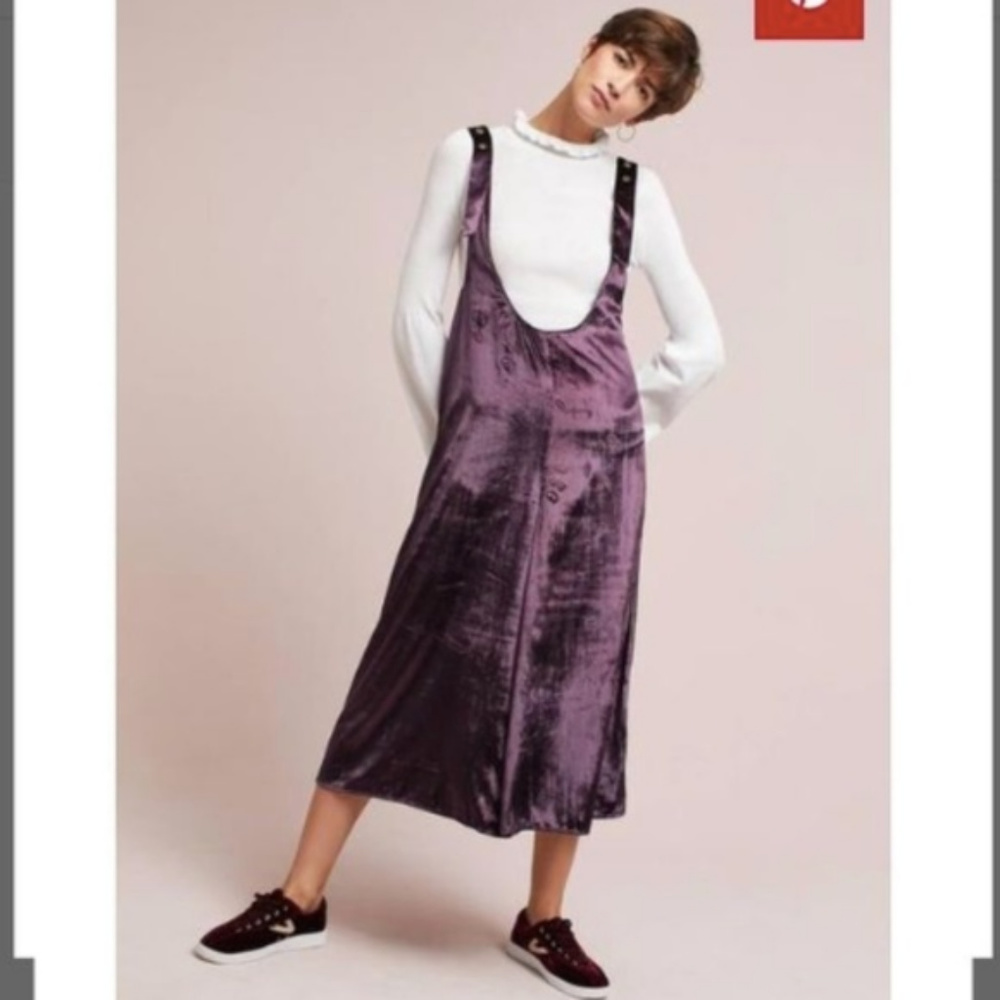 Maeve velvet jumpsuit